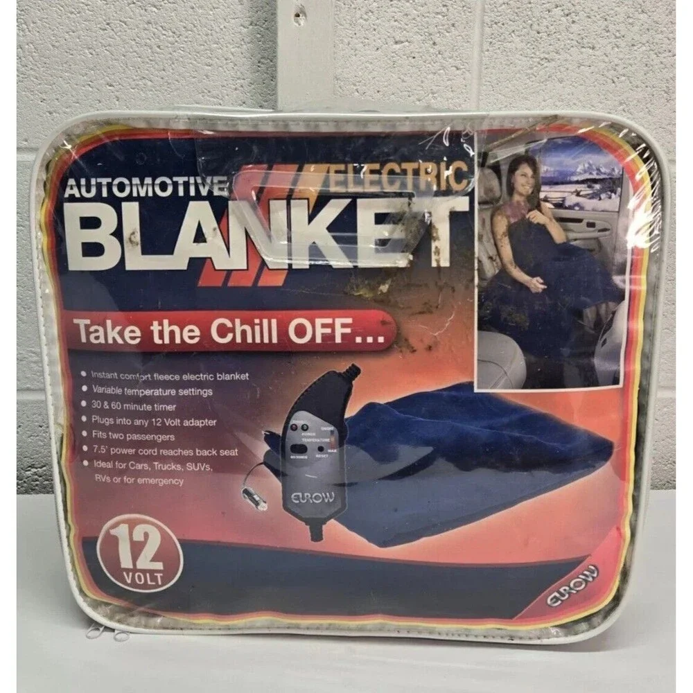 Blanket Throw for Travel RV, Auto Winter Christmas 12 Volt Mobile